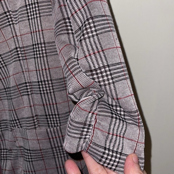 🌹NWT/CANDIE’S PLAID BLAZER - Picture 2 of 7